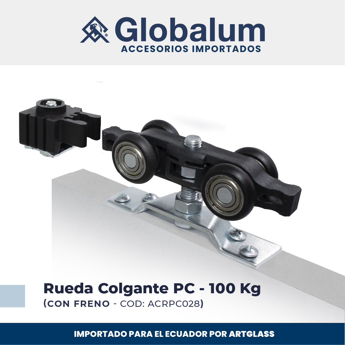 𝗣𝗔𝗥 𝗥𝗨𝗘𝗗𝗔𝗦 𝗖𝗢𝗟𝗚𝗔𝗡𝗧𝗘 / CON FRENO - 100 Kg