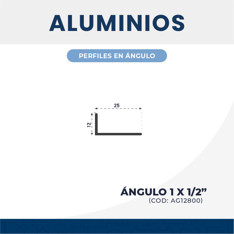 ÁNGULO 𝟭 𝗫 𝟭/𝟮"