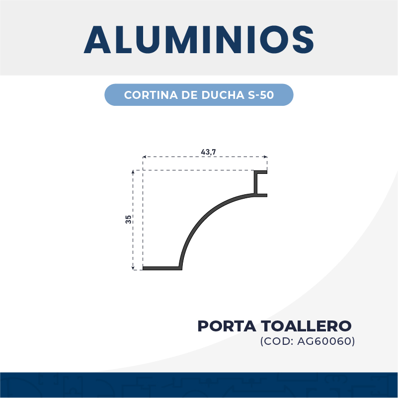 PORTA TOALLERO 𝗖/𝗕 𝗦-𝟲𝟬